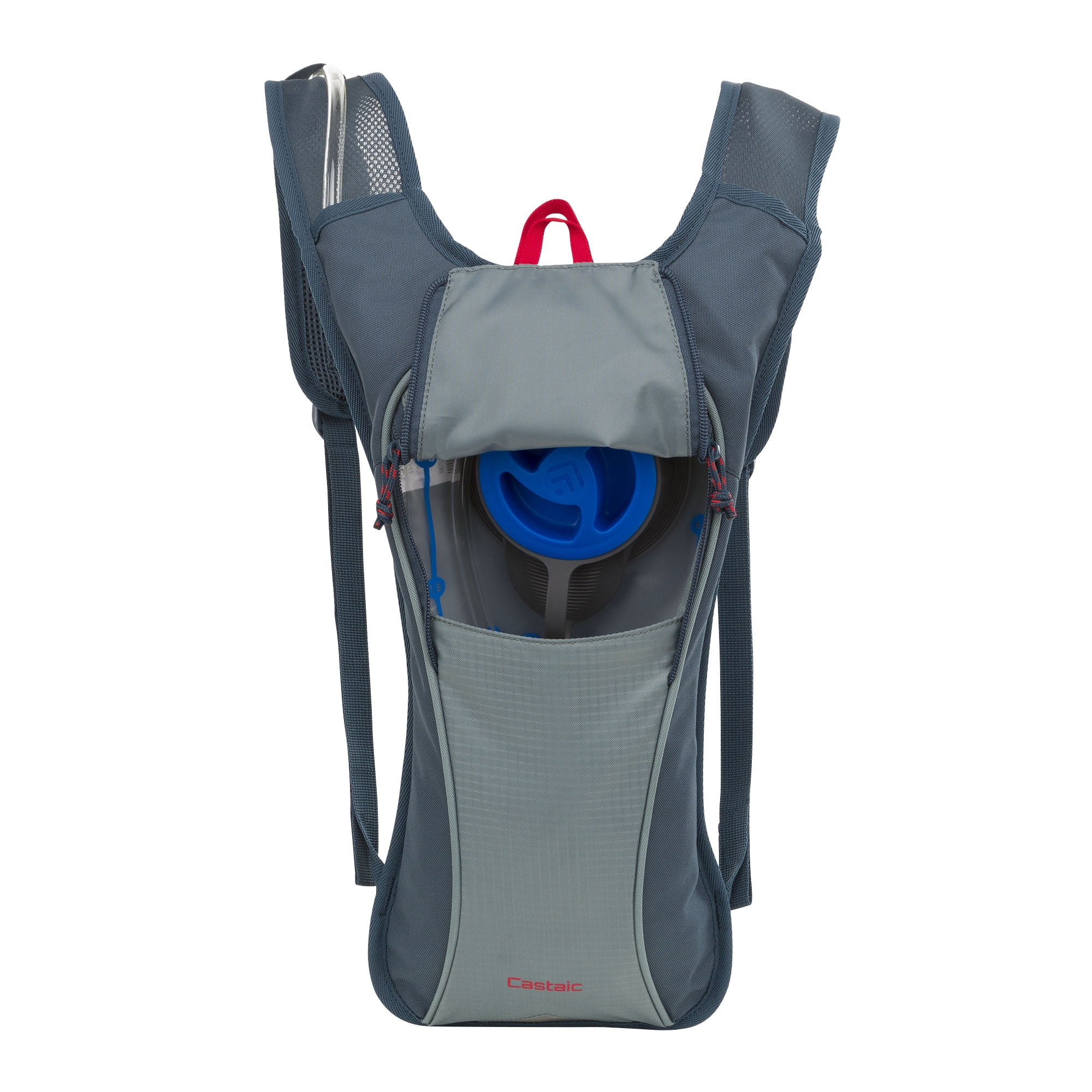 Outdoor Products Castaic 2 Ltr Hydration Backpack, with 2-Liter Reservoir, 1 Blue, Unisex, Backpacking