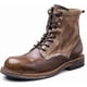 thumbnail image 1 of Botas para hombre, zapatos de cuero para hombre, botas de media caña con suela gruesa, botas de herramientas, botas de tendencia para hombre, 1 of 5