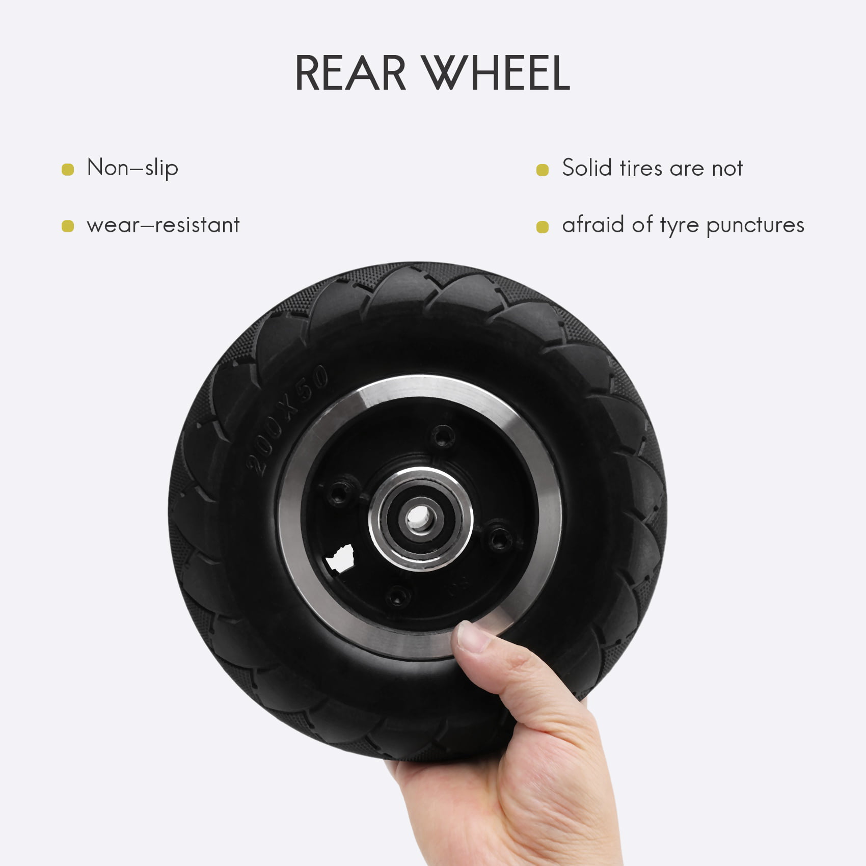 8.5X3.0 Electric Scooter Tire Explosion Proof Solid Tires Puncture
