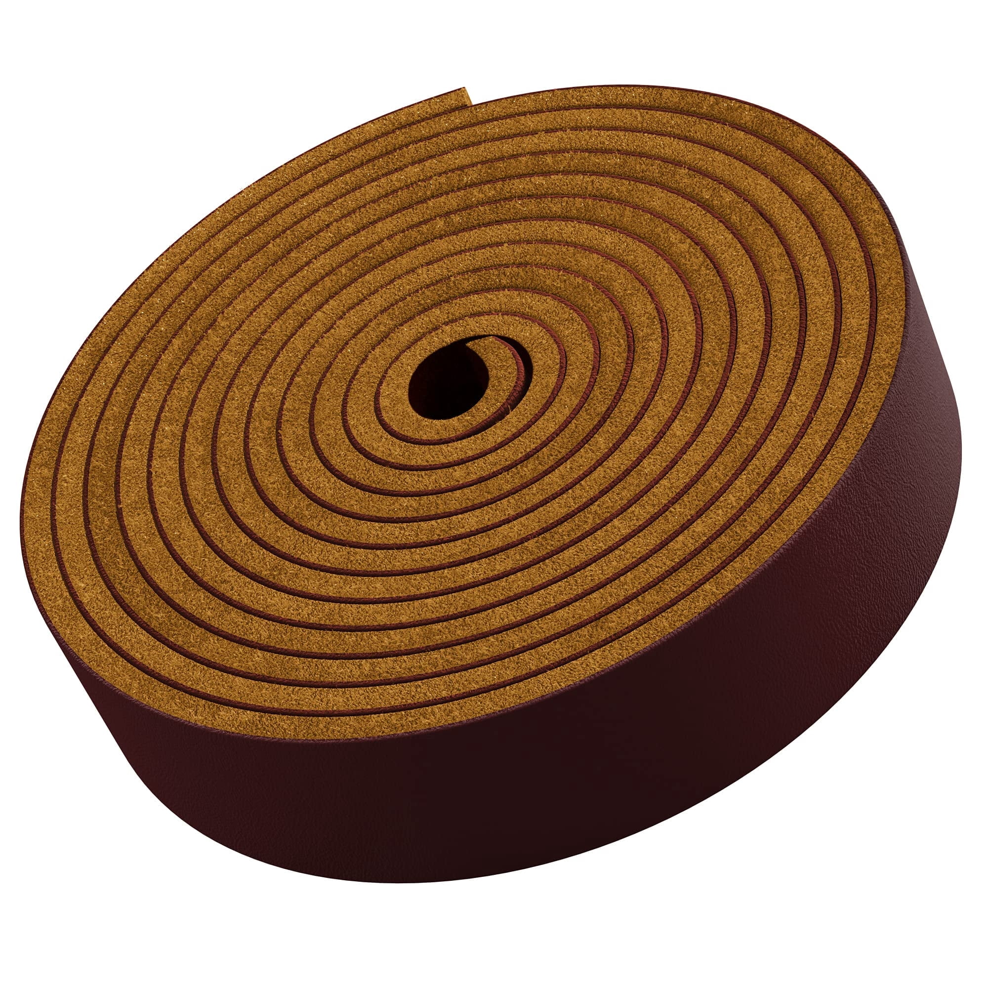 Tofl Leather Strap for Shoes Purses Jewelry Making and DIY Craft Projects Burgundy 1 Strap 72" x 3/4"