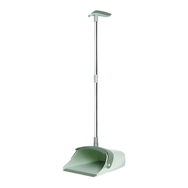 Yuarrent Pala de basura verde: herramienta de limpieza resistente y potente fácil de tirar artículos diversos para cualquier lugar y un Suministros de limpieza para el hogar Recogedor individual