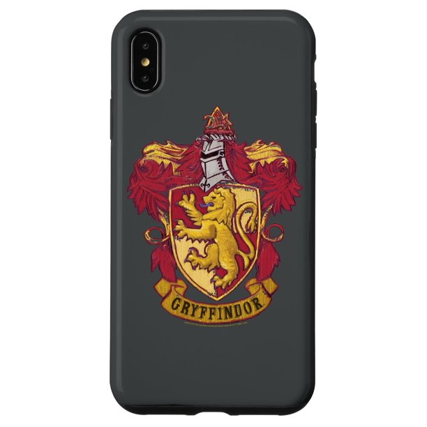 Funda de teléfono Harry Potter Gryffindor Rough Crest para iPhone XS Max