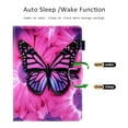 thumbnail image 4 of Allytech Case for Apple iPad 9th/8th/7th Gen 10.2" 2021/2020/2019 Released, Premium PU Leather Folio Flip Multi Angle Stand Cards Holder Smart Cover with Auto Sleep Wake/Pencil Holder (Butterfly), 4 of 7