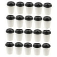 thumbnail image 4 of CUITING 50 Pcs Tasses à Café Jetables avec Isolation et Couvercle 8oz 280ml Gobelet en Papier, 4 of 7