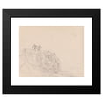 thumbnail image 2 of James Moore 24x20 Black Modern Framed Museum Art Print Titled - Dunnottar Castle, Scotland (1792), 2 of 5