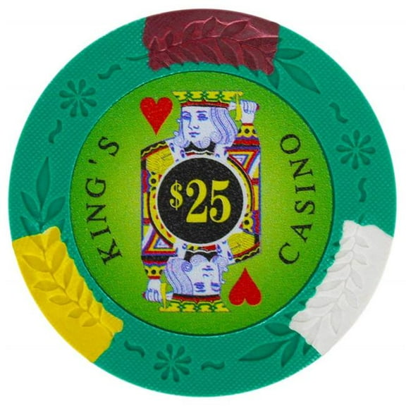Brybelly BRY000889U 14 g Kings Casino Pro Clay 500 Dollar Poker Chips - Pack of 25
