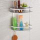 thumbnail image 3 of High Capacity Corner Shower Caddys Stainless Steel Bathroom Storage Basket, 3 of 10