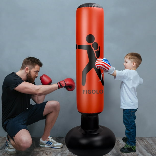Inflatable Punching Bag for Kids, 63Inch Punching Bag Freestanding