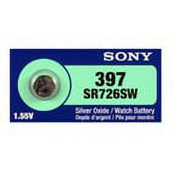 Sony Murata 397/396 - SR726 Silver Oxide Button Battery 1.55V - 10 Pack   FREE SHIPPING!