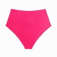 thumbnail image 5 of TOWED22 High Waisted Bikini Bottoms Ruched Tummy Control Swimsuits Bottoms Sexy Swim Bottom Bathing Suits for Women(Hot Pink,M), 5 of 5