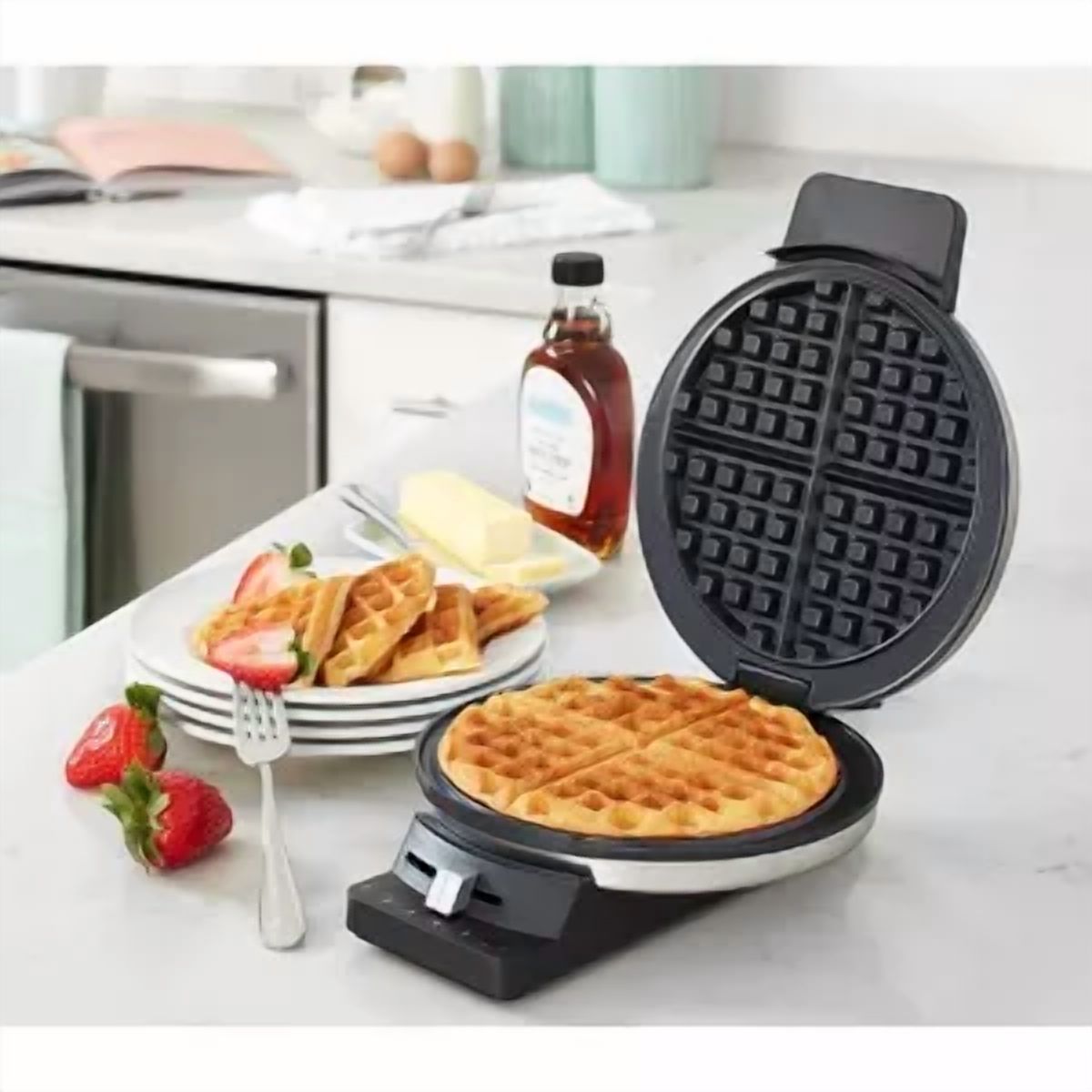 Classic Waffle Maker - Stainless Steel