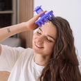 thumbnail image 4 of Pisexur Belleza Maquillaje Peine de silicona para masaje del cuero cabelludo, cepillo de masaje con esencias y aceite, peine para el cabello, cepillo guía para el cabello, para mujeres y hombres, 4 of 5