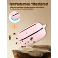 thumbnail image 2 of Soft Silicone Protective Case for JBL LIVE BUDS 4 Earbuds,Shockproof & Anti-Scratch Cover with Keychain,Lanyard & Cleaning Kit,Anti-Lost & Dustproof Protector for LIVE BUDS4 Headphones cover-pink, 2 of 7
