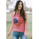 thumbnail image 4 of ABPHQTO Camiseta sin mangas con estampado de corazones empalmados de leopardo con bandera rosa para mujer, 4 of 5