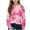 Red, variant on Girls' Fashion Sweatshirts New Girls Casual Tunic Tops Knot Front Long Sleeve Sweatshirt Loose Soft Blouse Tshirt Oversized Pullover Tops Little Girls Sweatshirts Crewneck New Size 7 Years