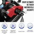 thumbnail image 4 of Compact Motorcycle Front Wheel Brake Clutches Lock Easy to Use Motorcycle Brake Lock Safety Gear Simple Install for Bikes, 4 of 8