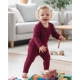 thumbnail image 4 of 6 Months Baby Girls Clothes 12 Months Girls 3 Pack Fall Winter Outfits Infant Girl Long Sleeve Top Pants 6PCS Clothing Set Red, 4 of 6