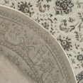 thumbnail image 5 of Nourison Serenity Home 4' x Round Ivory Mocha Vintage Indoor Rug, 5 of 8