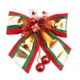 thumbnail image 1 of Lazo de Navidad grande para decoración de ventanas del hogar, colgante, adornos de decoración con lazo para árbol de Navidad, 1 of 8