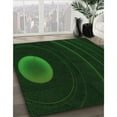 thumbnail image 3 of Ahgly Company Machine Washable Indoor Rectangle Transitional Green Area Rugs, 4' x 6', 3 of 7