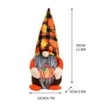 thumbnail image 3 of Hvmvliv Fall Gnomes Plush(4.72x3.55x11.82in) Faceless Doll Fall Plush Decorations Thanksgiving Standing Rudolph Fall Gnomes Decor Thanksgiving Doll Ornament A, 3 of 7