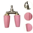 thumbnail image 6 of colaxi Rotating Spray Nozzle Twin Nozzle Practical Aluminum Alloy Easy to Use Accessories 4000 PSI for Pressure Washer Pink, 6 of 10