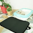 thumbnail image 6 of SUSSEXHOME Pets 23.6 x 16.1 x 0.25 Inches Cat Litter Mat for Litter Box - Double Layer Washable Cat Litter Trapping Mat - Paws-Soft Slip Resistant Litter Catching Mat, 6 of 8