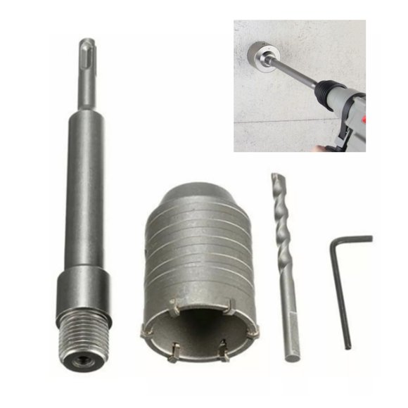 <p>Hole Saw Kit, Easy Installation Cemented Carbide Wear High Hardness Wall Hole Drill Bit For Air Condition</p>