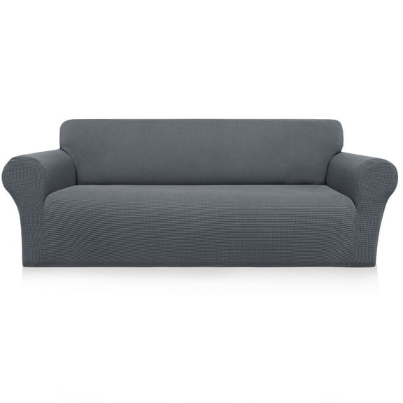 Unique Bargains Stretch Slipcover Washable Furniture Covers for Dogs Dark Gray X Large
