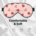 thumbnail image 3 of Fuzoiu Ladybug With Flower Print Sleep Masks,Eye Masks with Adjustable Strap for Sleeping,Night Eye Shade for Women Men,Eye Cover for Full Night's Sleep, Travel and Nap, 3 of 7