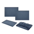 thumbnail image 5 of 3/4 Piece Stripe Sheets Sateen Weave Bed Fitted Sheet Set; Bed Sheet Set Pillowcase Fitted Sheet Toal Bed Cover Kit Home Bedding Set, 5 of 5