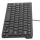 thumbnail image 4 of K1000 78 teclas chocolate delgado con cable USB teclado silencioso de plástico para computadora portátil, 4 of 9