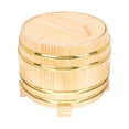 thumbnail image 3 of Cubo de arroz de madera perfecl multifuncional 16 cm para mezclar arroz con tapa, 3 of 8