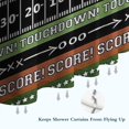 thumbnail image 6 of Colorful Football Field and Balls Pattern Shower Curtain 36"x72" ,Bathroom Decorative Shower Curtains Set with 12 Hooks,Modern Waterproof Washable Shower Curtain, 6 of 6