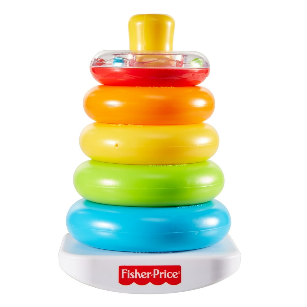 FisherPrice RockaStack Classic with 5 Colorful Rings