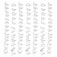 thumbnail image 4 of GOOHOCHY 130 dijes del alfabeto de la A a la Z: mini colgantes de letras de aleación con anillas para bisutería DIY - Dijes iniciales para pulseras y collares, 4 of 8