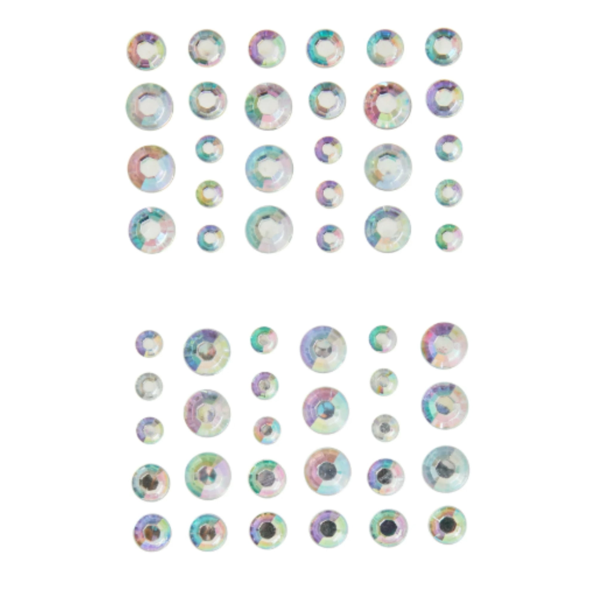 Hello Hobby Accessories Adhesive Gems Clear, 54 piece