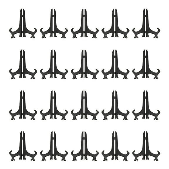 20Pc Elegant Plate Holder Stand for Artwork Photos and Ceramics Plate Pictures Frame Display Storage Rack Desktop Decors