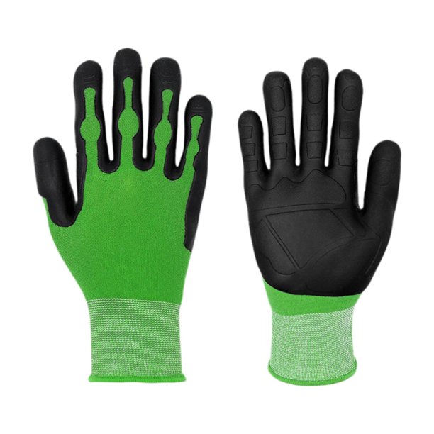 Guantes de jardín Multi uso conveniente 1 par para r la construcción de carpintería Verde claro