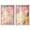 Blonde Frame, variant on Salt and Berries Duo Shadowbox Print Sunset Pink Wall Decor Set by Art Remedy, White Frame, 20 x 30