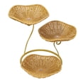 thumbnail image 2 of Cesta de frutas de 3 niveles, multiusos, para aperitivos, dulces, encimera, cesta para servir alimentos, estante de almacenamiento para comedor, 2 of 9