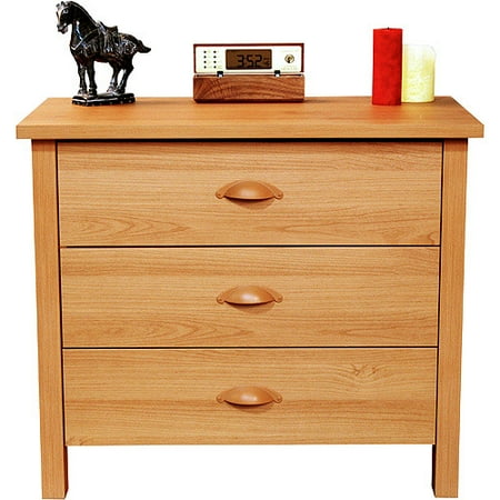 Nouvelle Dresser, Chest and Nightstand Set, Oak - Walmart.com