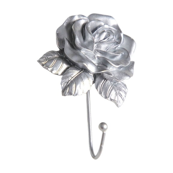 Flower Wall Hooks Decorative Coat Rack Hat Hooks for Wall Mount Hanger Organizer for Jacket Purse Scarf Towel Home Decor for Living Room Bedroom, 1 Hook