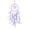 Purple, variant on Dream Catcher Double Circles with Lights Feather Home Decoration Ornament