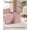 Jelly Pink, variant on SONGMICS Mazie Collection - Round Storage Ottoman, Folding Footrest Stool with Removable Lid, Easy Assembly, Velvet Vanity Stool for Bedroom, Living Room, Entryway, Jelly Pink