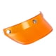 thumbnail image 3 of Visera para casco de motocicleta con 3 broches, estilo retro, abierta, para sol Naranja, 3 of 9