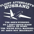 thumbnail image 3 of CafePress - Flight Attendant's Husband Long Sleeve T Shirt - Long Sleeve Dark T-Shirt, 3 of 4