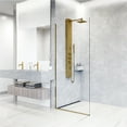 thumbnail image 5 of VIGO Rector 55 in. H x 6 in. W 2-Jet Shower Panel System with Square Head and Hand Shower Wand in Matte Brushed Gold, 5 of 12
