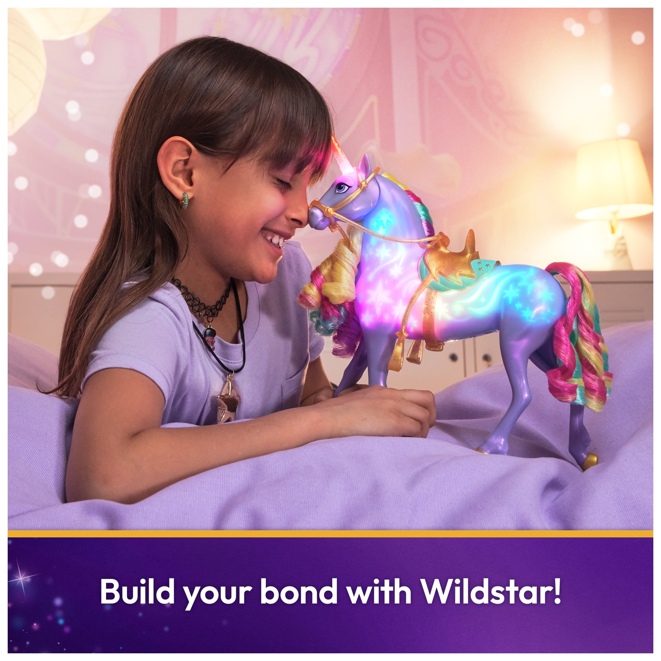 Unicorn Academy, Rainbow Light-up Wildstar with Lights, Sounds & Music for Ages 4 and up