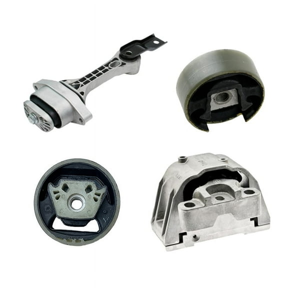 K3769 Engine Motor & Torque Strut Mount Kit 4PCS Compatible with 2004-2006 Audi TT Quattro 3.2L | A6936 A6966 A4925 A6935